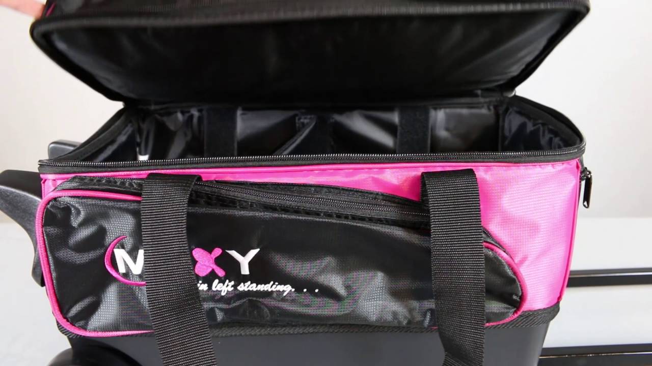 Moxy Strike Single Tote Bowling Bag- Pink/Black