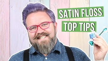 Cross Stitching with Satin Floss | Caterpillar Cross Stitch