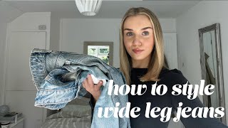 How to style Wide Leg Jeans | Zara Try on Haul