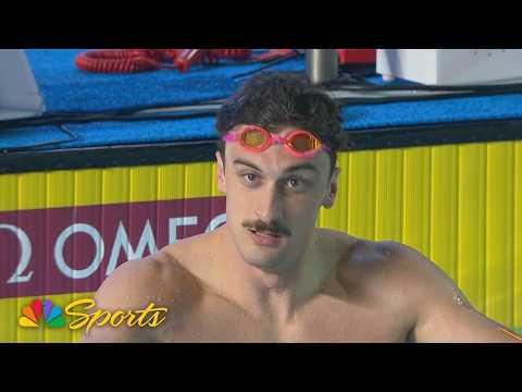 Van Mathias MEETS the MOMENT for gold in 100m breaststroke at Pan Pacific Championships | NBC Sports