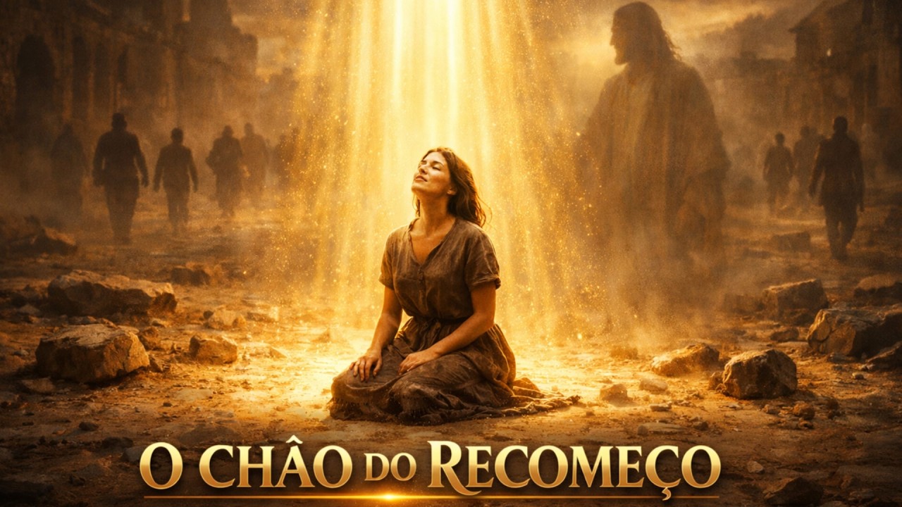 O Chão do Recomeço | Louvor Sobre Perdão, Graça e a Mulher Adúltera | Música Gospel Emocionante