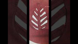 PATCH WORK 🌿 LEAF DESIGN BANANE KA AASAN TARIKA ❤️✨✅#viralshort #youtubegrowth #youtube #shorts