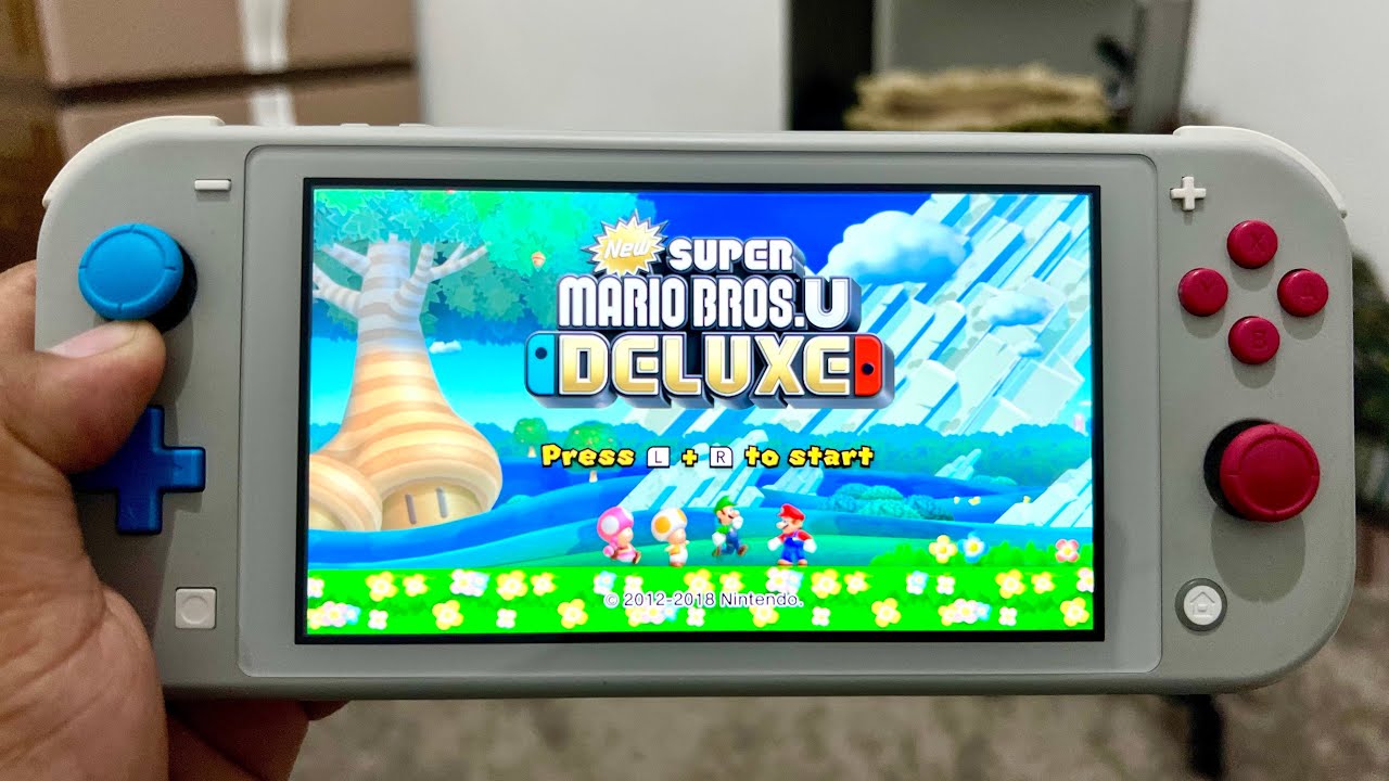 Super Mario Bros U Deluxe Nintendo Switch Lite New Super Mario Bros. U Deluxe | Nintendo Switch Lite Gameplay - YouTube