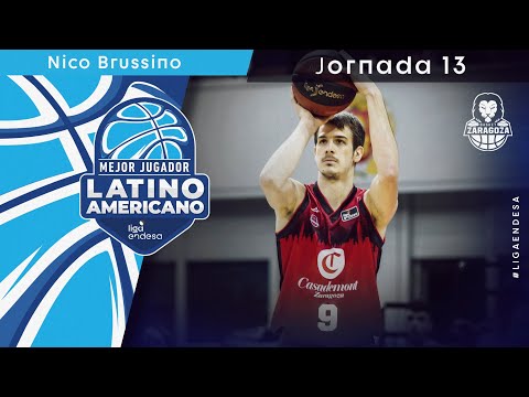 Nico Brussino, Mejor Jugador Latinoamericano de la Jornada 13