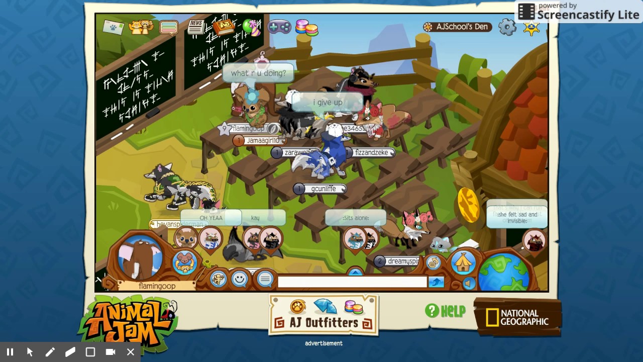 Getting Bullied in AJ School! Animal Jam - YouTube