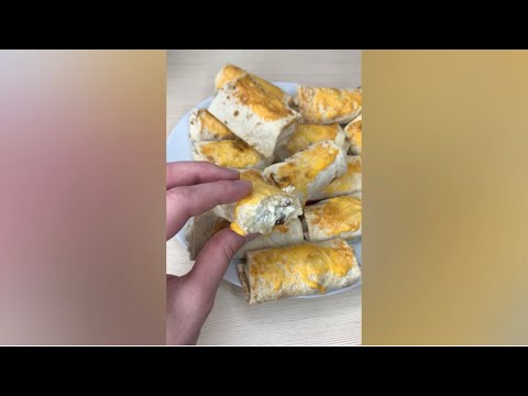 Блинчики из лаваша и творога