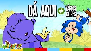 Video thumbnail of "Música Infantil DÁ AQUI (Frutas) + vários desenhos do Jacarelvis"