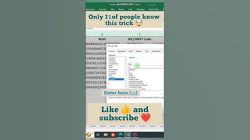 only 1% of people know this trick || excel tutorial #shorts #shortvideo #youtubeshorts #excel #howto