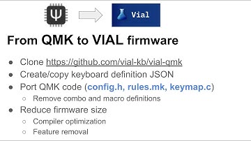 Converteer QMK-firmware naar VIAL-firmware