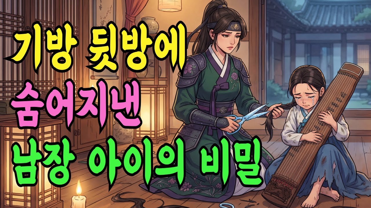 기방 뒷방에 숨어 지낸 남장 여자아이, 그 아이의 정체는?  | 야담 민담 전설 옛날이야기 오디오북 수면동화