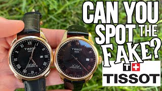 Can You Spot The Fake Tissot Le Locle Powermatic 80? Real VS Fake | Don't Buy Watches From Wish.com