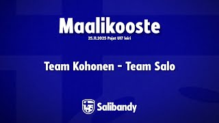Maalikooste Team Kohonen - Team Salo Pojat U17 Leiri