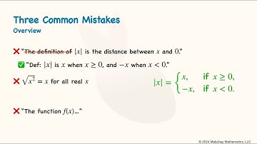 Three Common MISTAKES Taught in Math Class (Part 2 of 2)