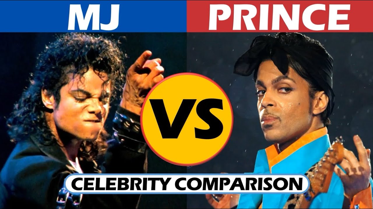 Michael Jackson vs Prince Celebrity Comparison YouTube