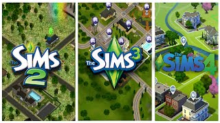 Sims 2 vs Sims 3 vs Sims 4 - Worlds Sims 2 vs Sims 3 vs Sims 4 - Worlds