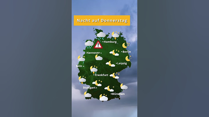 🌩️  Heftige Gewitter im Anmarsch!