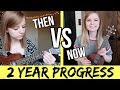 My ukulele progress over the first 2 years of playing!