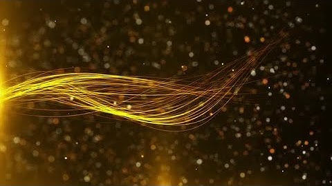 Gold Bokeh And Threads Stock Motion Graphics