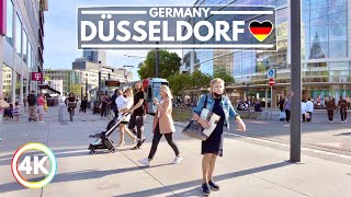 🇩🇪 Düsseldorf, A Multicultural Paradise in Germany - 4K 60FPS Walking Tour