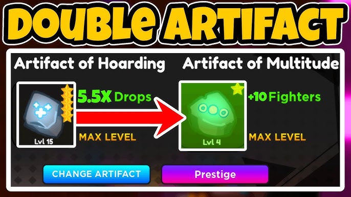 How To Get The Double Artefact In Anime FIghters Simulator! 