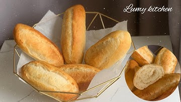 How to make Vietnamese Baguette | Cách làm Bánh mỳ Việt Nam xé cánh siêu dễ làm