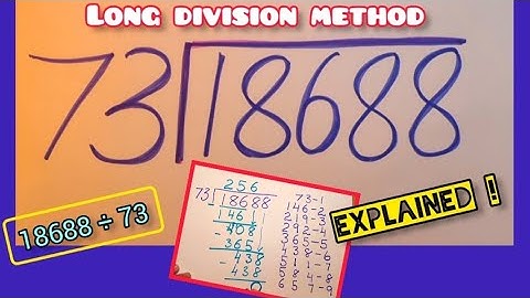 Long division method explained // KS2 SATs Arithmetic