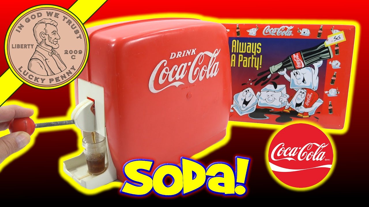 Coca Cola Kids Party Dispenser, Coke Glasses & Collectors Tins 
