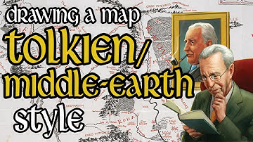 Drawing A Map in Tolkien/Middle-earth Style