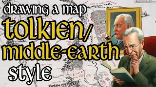 Drawing A Map In Tolkienmiddle-Earth Style