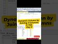 Join Two Columns in SQL #sql #shorts #sandeshmraghav