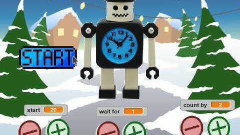 Robot Countdown - Using Variables with Scratch 2.0