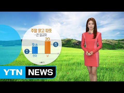 [날씨] 주말 맑고 따뜻...중서부 오전까지 미세먼지 '나쁨' / YTN