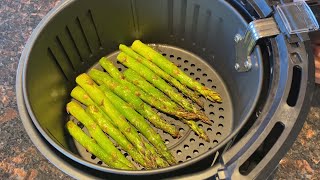 Air Fryer Asparagus Recipe | How To Cook Asparagus In The Air Fryer | Air Fried Roasted Asparagus
