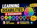 CTET Learning Disabilities|😲 Dyslexia, Dysgraphia, Dyscalculia,Dyspraxia & More Made Super Easy