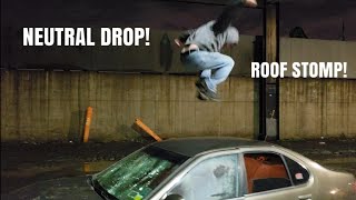 Me and stuntman couldn't get this nissan altima to perform so we had
resort a good old-fashioned roof stomping enjoy everyone!