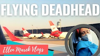 FLYING DEADHEAD TO STUTTGART with Austrian Airlines on an Embraer 195 |  Flight Attendant Vlog by Ellie Away 895 views 3 years ago 7 minutes, 36 seconds