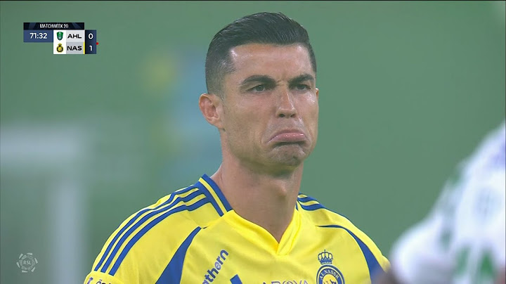 Cristiano Ronaldo esta noite com Al Nassr x Al Ahli | 1080i HD