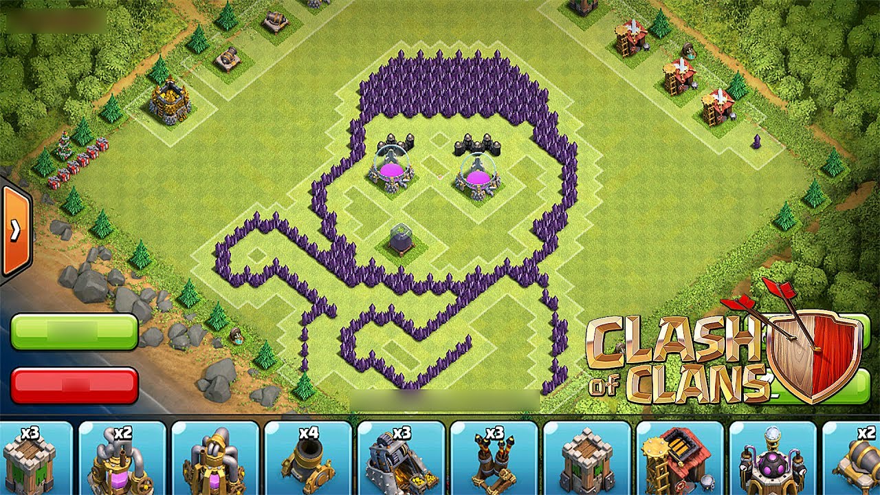Clash of Clans Cool Base Designs 2 YouTube