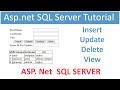 Asp.net sql server database connection tutorial