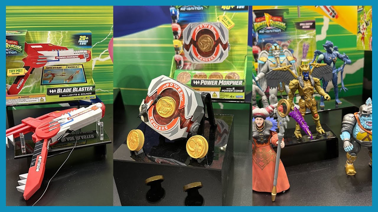 Welcome Back Bandai! Playmates Power Ranger Reveals NYC Toy Fair - YouTube