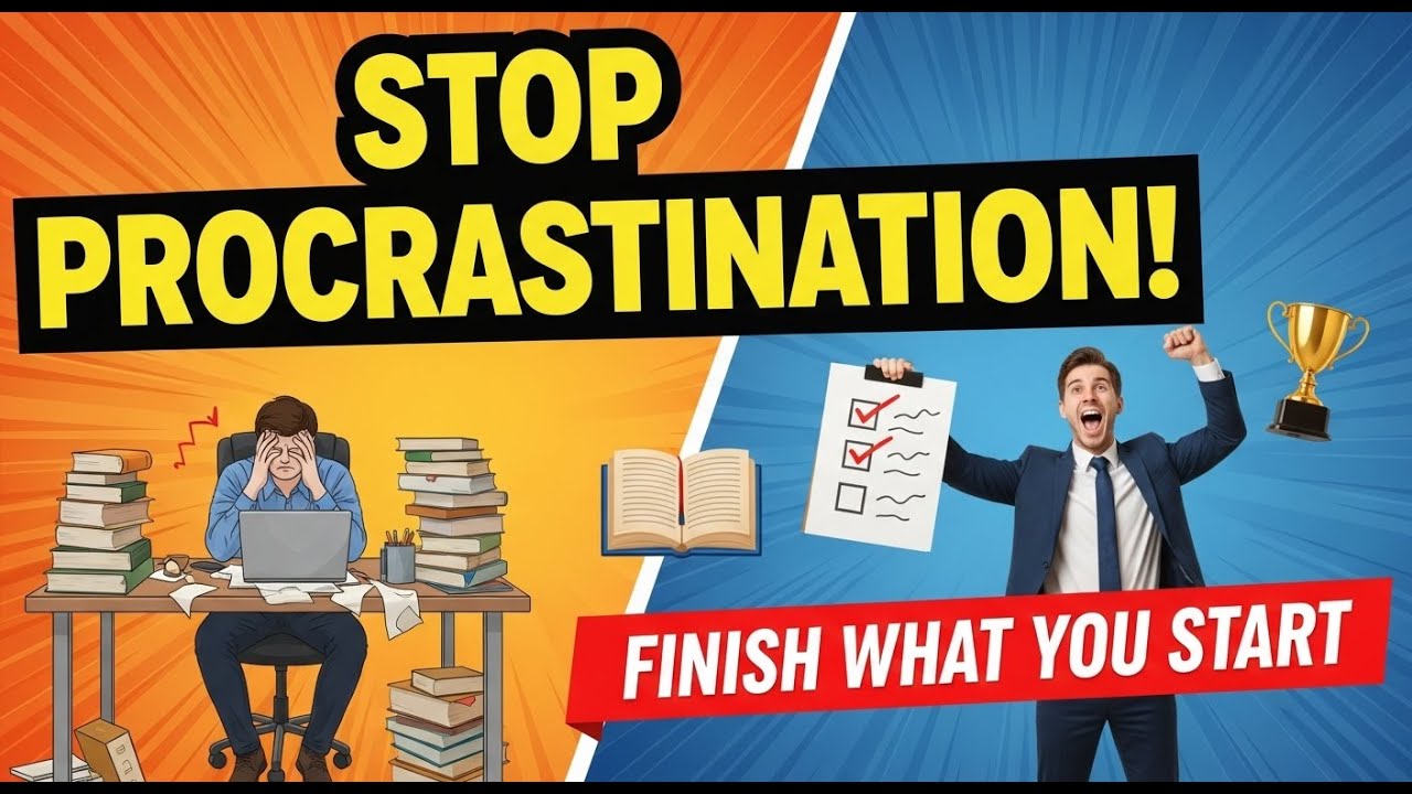 Finish What You Start Book Summary |काम को टालने की आदत छोड़ो|Stop ...