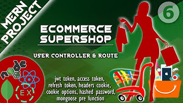 MERN project - ecommerce - supershop || Create user controller & route