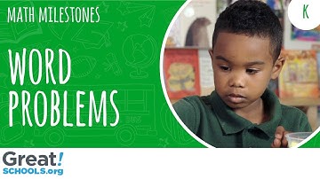 Can your kindergartner solve simple word problems? - Milestones from GreatSchools