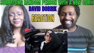 David Dobrik SURPRISING RANDOM PERSON WITH A NEW CAR!! REACTION