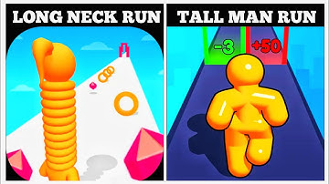 Long Neck Run vs Tall Man Run - Android iOS Mobile Gameplay Walkthrough @KLSKINBOX