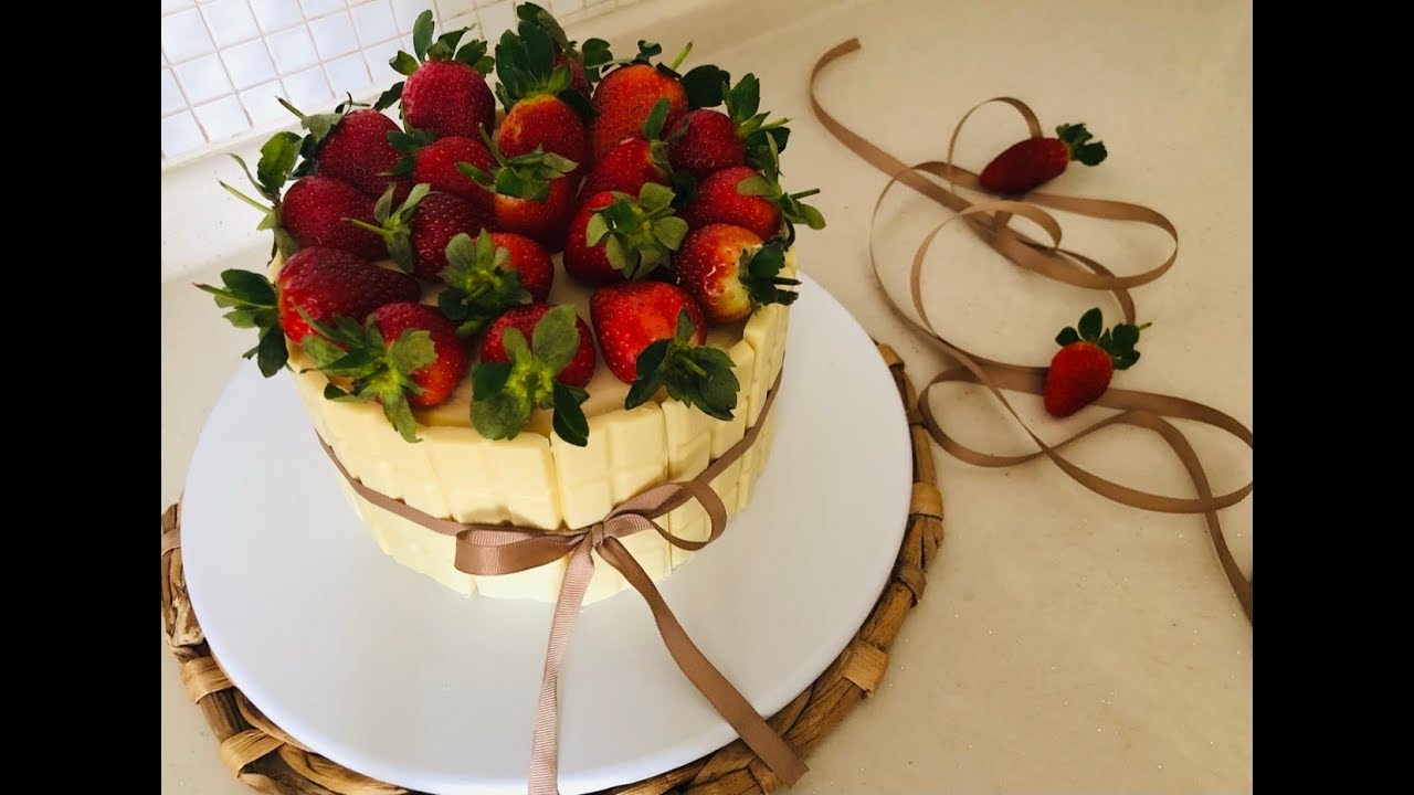 👉ÇİLEKLİ YAŞ PASTA 👌🍓🍓🍓 YouTube