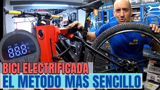 ELECTRIFICAR BICICLETA CON MOTOR TRASERO