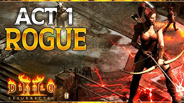The NEW ACT 1 ROGUES perform better than I expected - Patch 2.4 PTR - Diablo 2 Resurrected