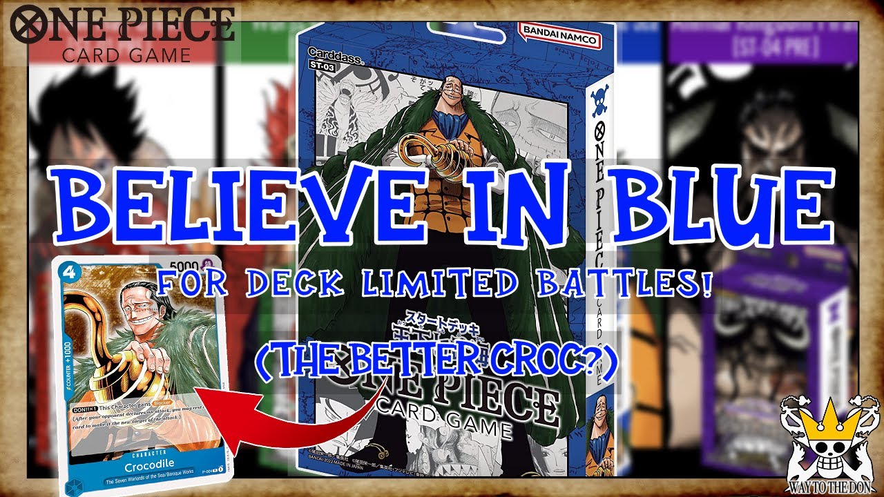 Playing the Optimized Blue Crocodile Starter Deck for Deck Limited