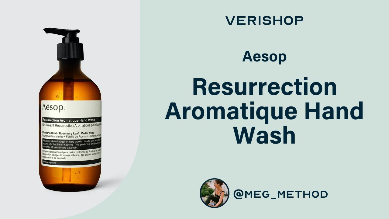Aesop Resurrection Aromatique Hand Wash Review - YouTube